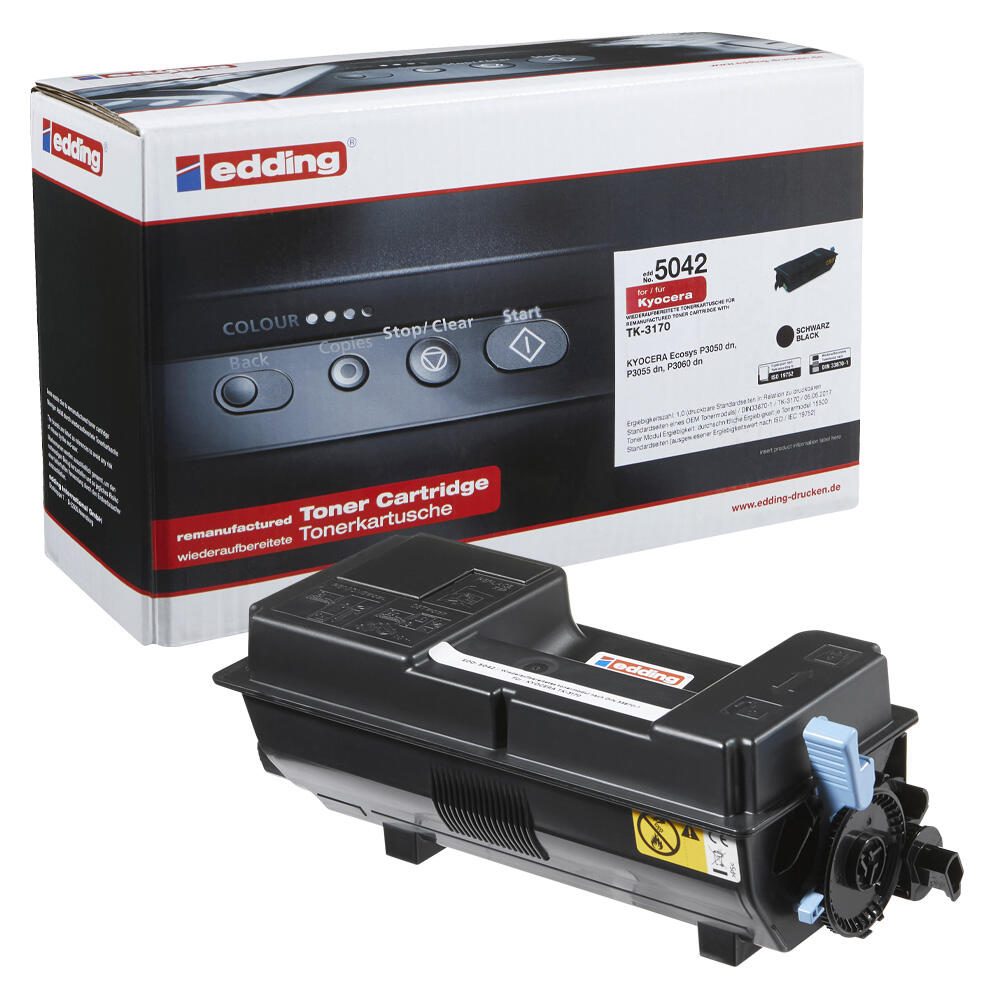 edding Toner EDD-5042 schwarz kompatibel zu KYOCERA TK-3170
