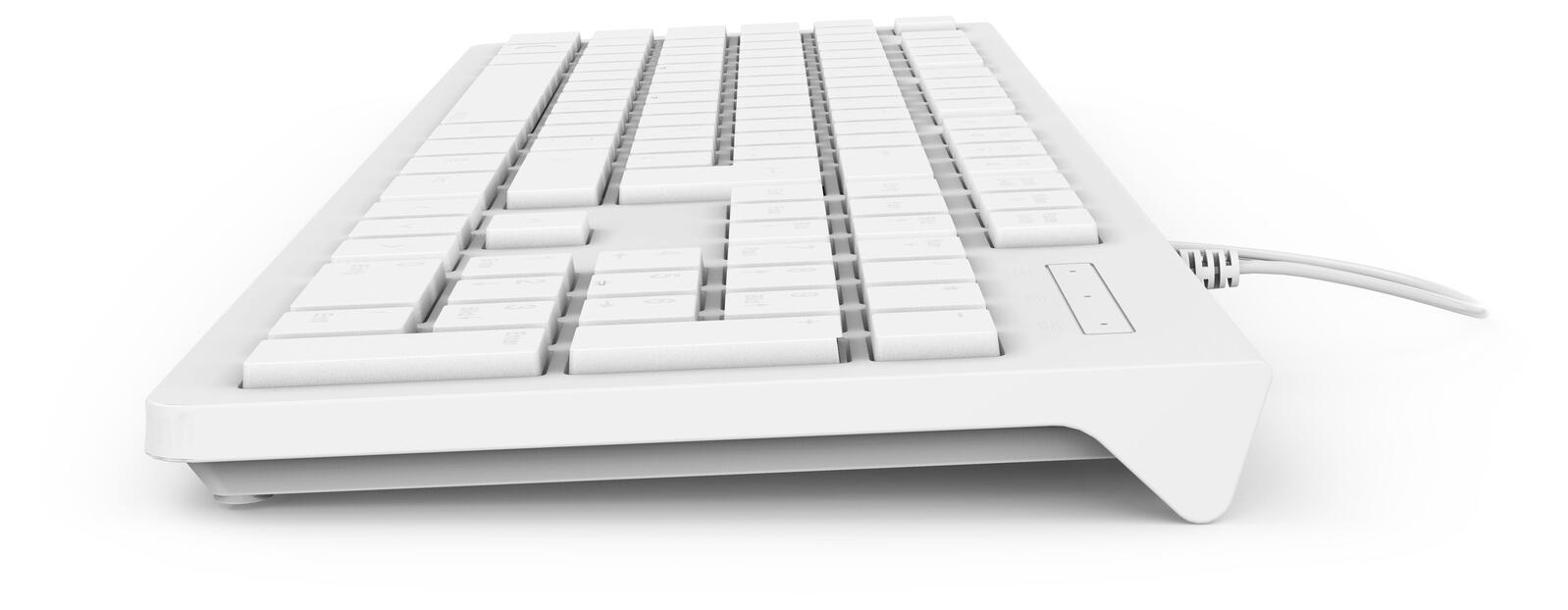 Hama Tastatur kabelgebunden KC-200 weiß