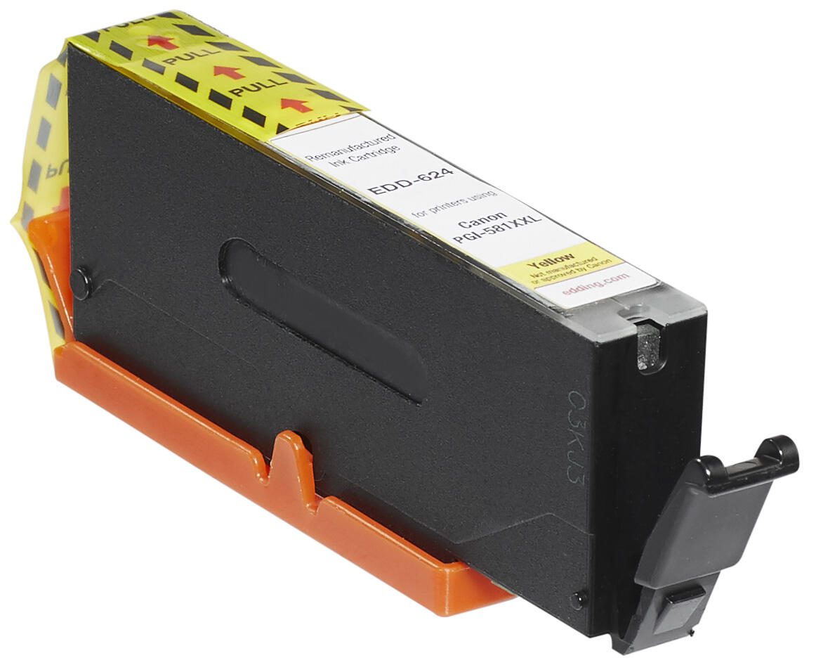edding Druckerpatrone EDD-624 gelb kompatibel zu Canon CLI-581XXL Y