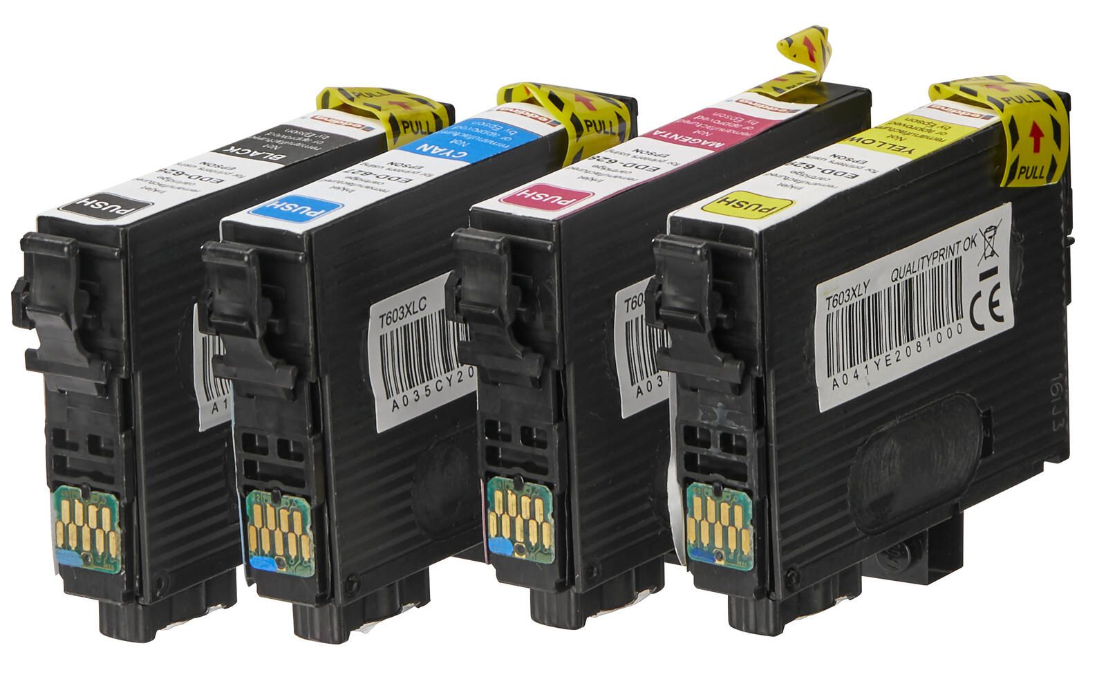 edding Druckerpatronen EDD-630 schwarz, cyan, magenta, gelb kompatibel zu EPSON 603XL Bk/C/M/Y , 4er-Set