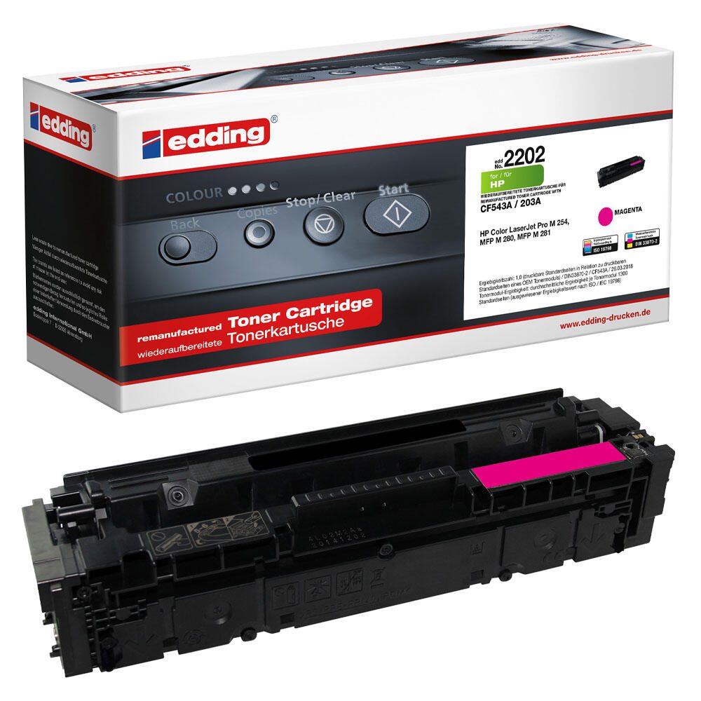 edding Toner EDD-2202 magenta kompatibel zu HP 203A (CF543A)