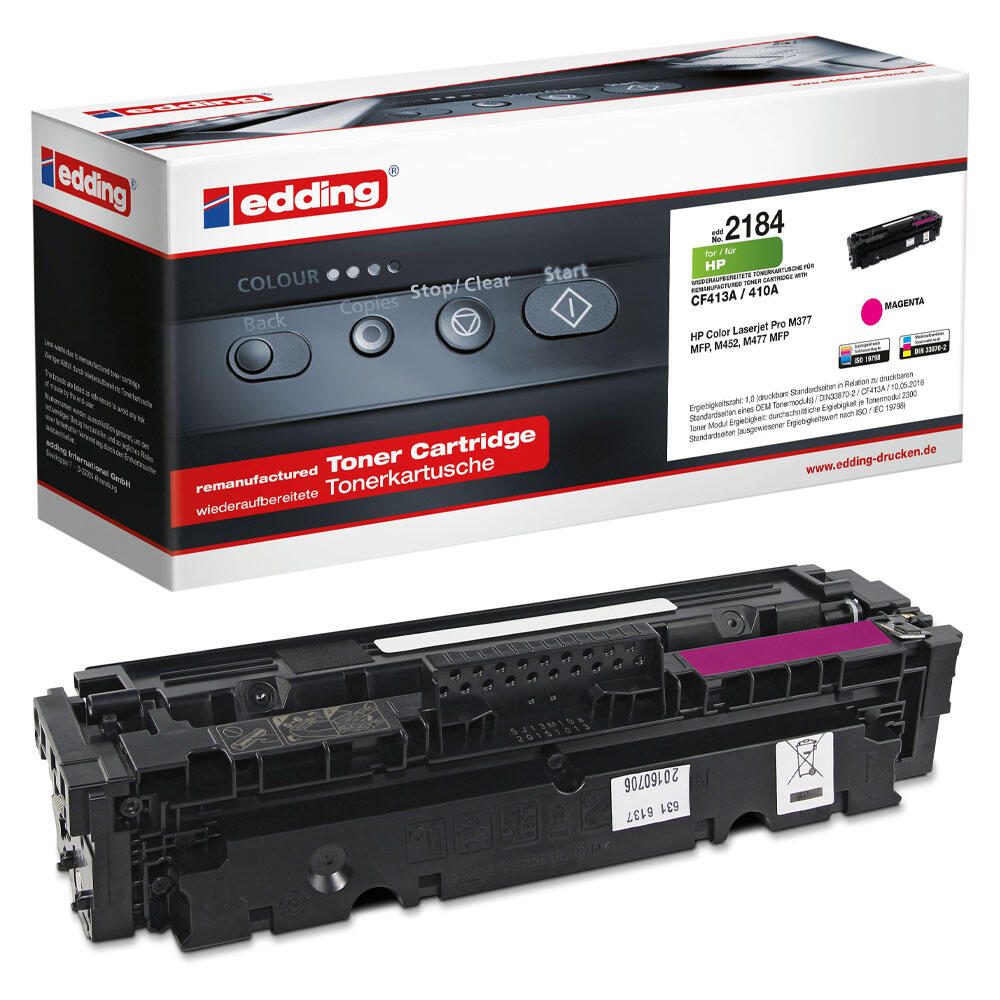 edding Toner EDD-2184 magenta kompatibel zu HP 410A (CF413A)