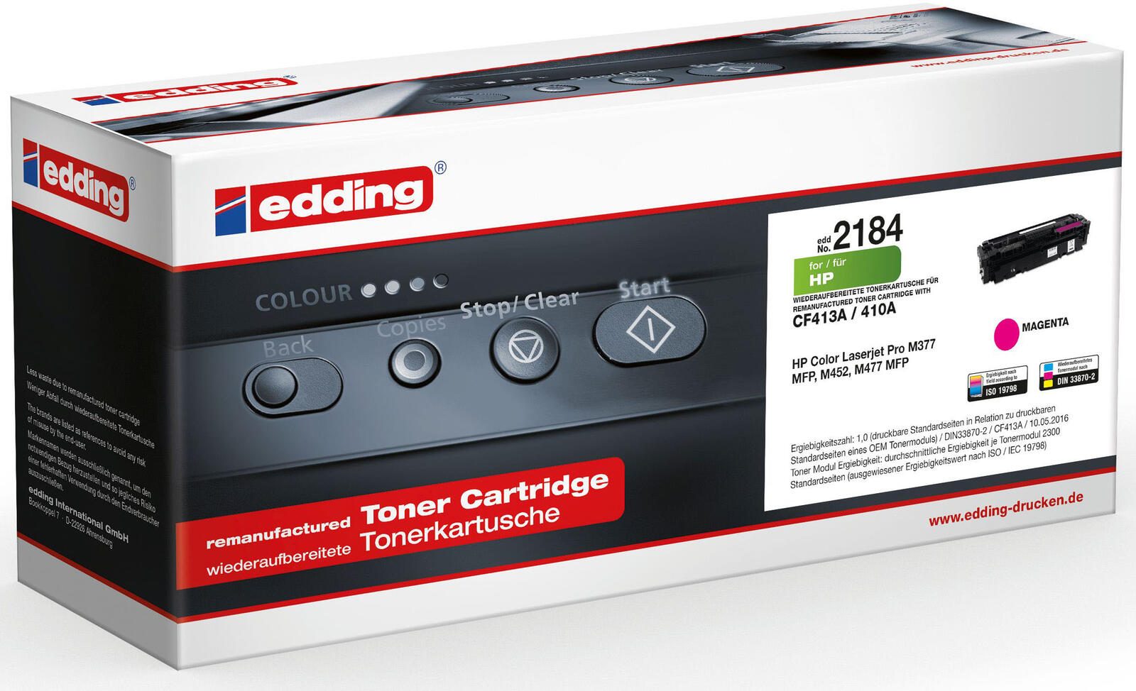 edding Toner EDD-2184 magenta kompatibel zu HP 410A (CF413A)