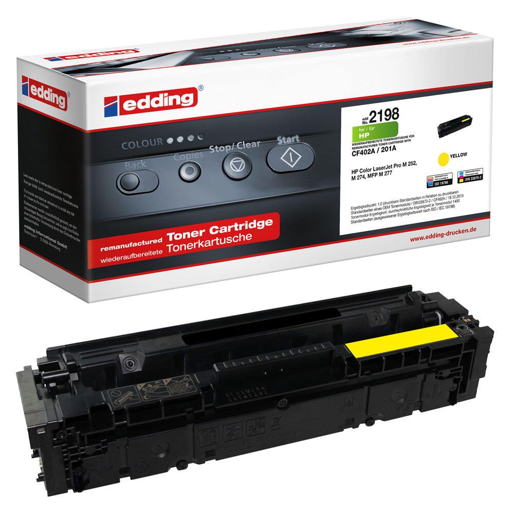 edding Toner EDD-2198 gelb kompatibel zu HP 201A (CF402A)