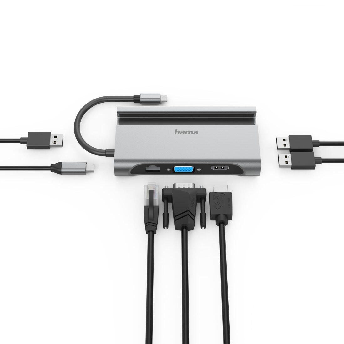 Hama Dockingstation USB-C Multiport 7in1 7in1-USB-C