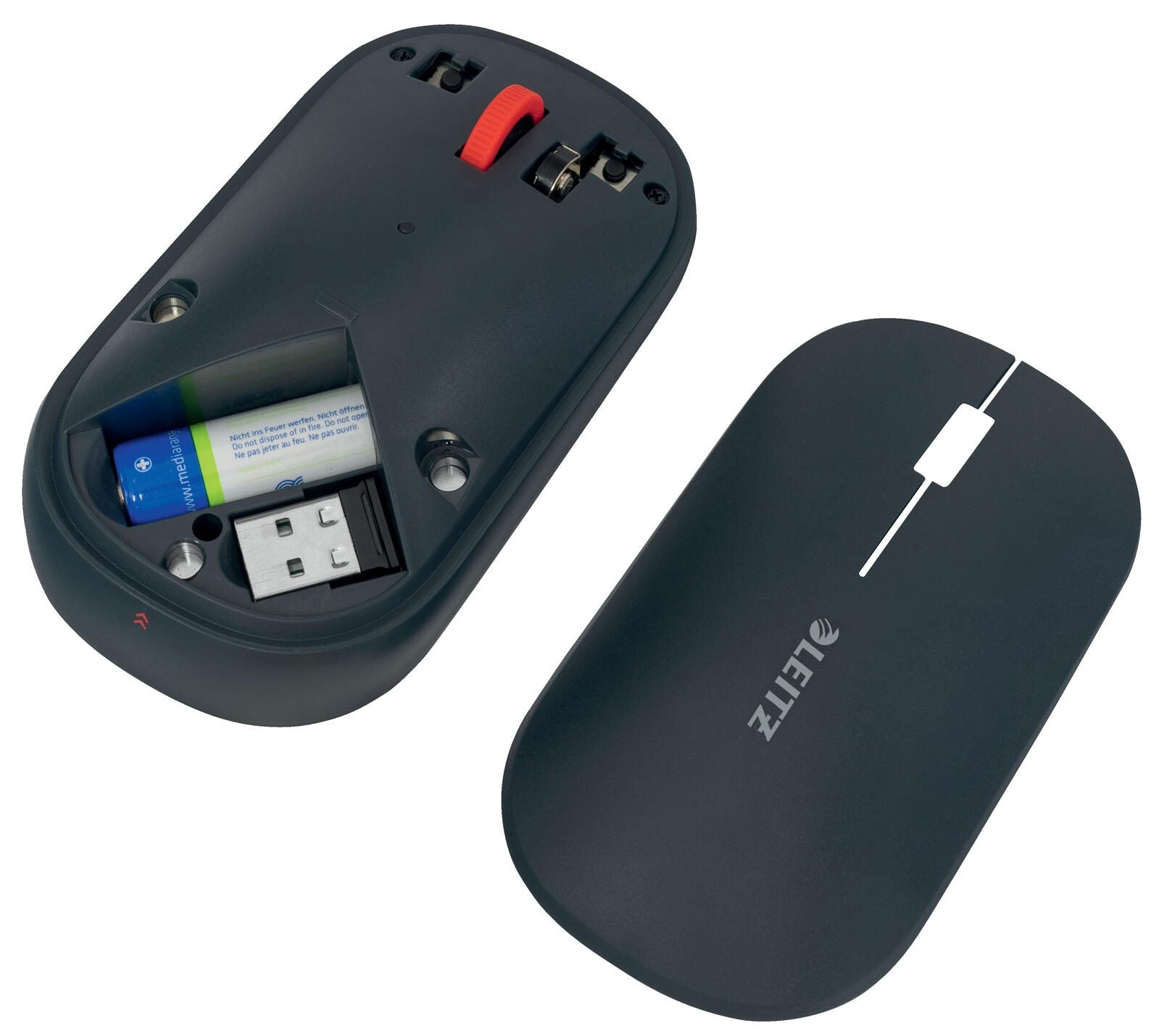 LEITZ Cosy Maus kabellos grau
