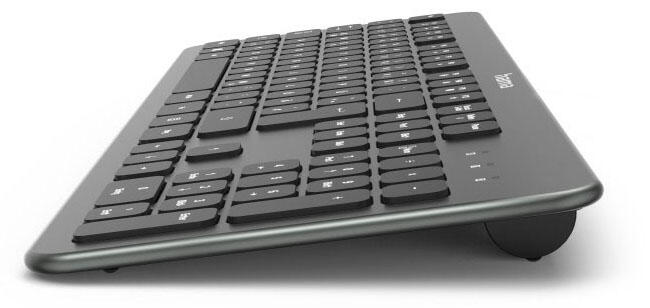 B-WARE Hama Tastatur kabellos KW-700 schwarz, anthrazit