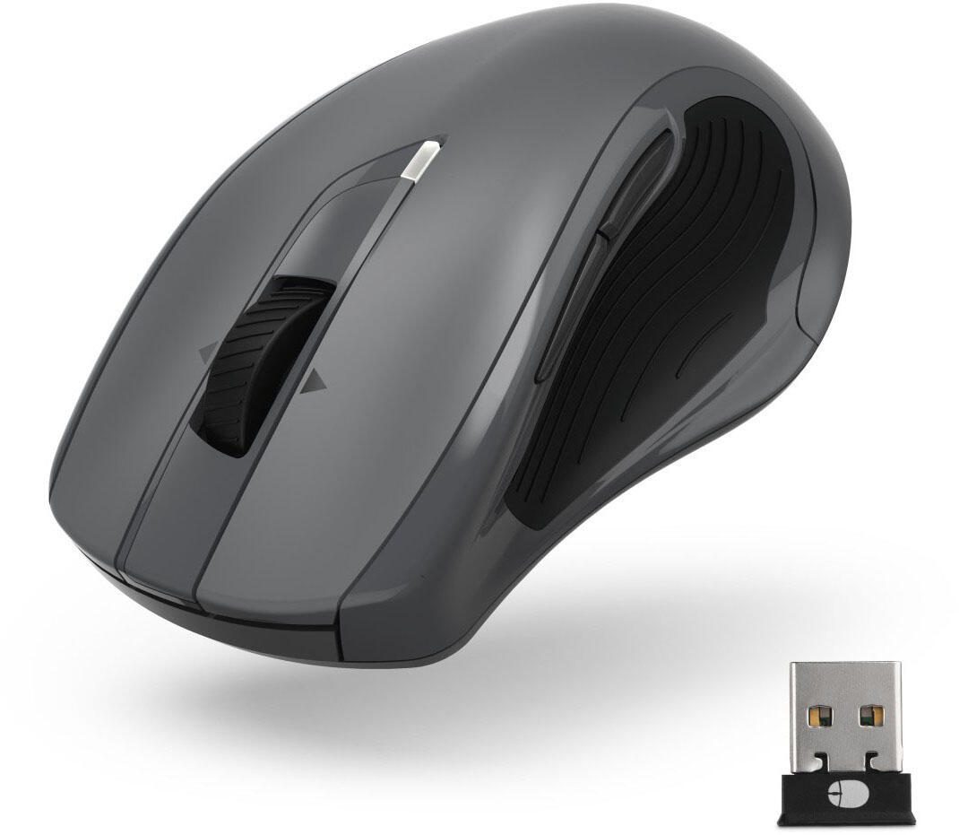 Hama MW-800 V2 Maus kabellos grau