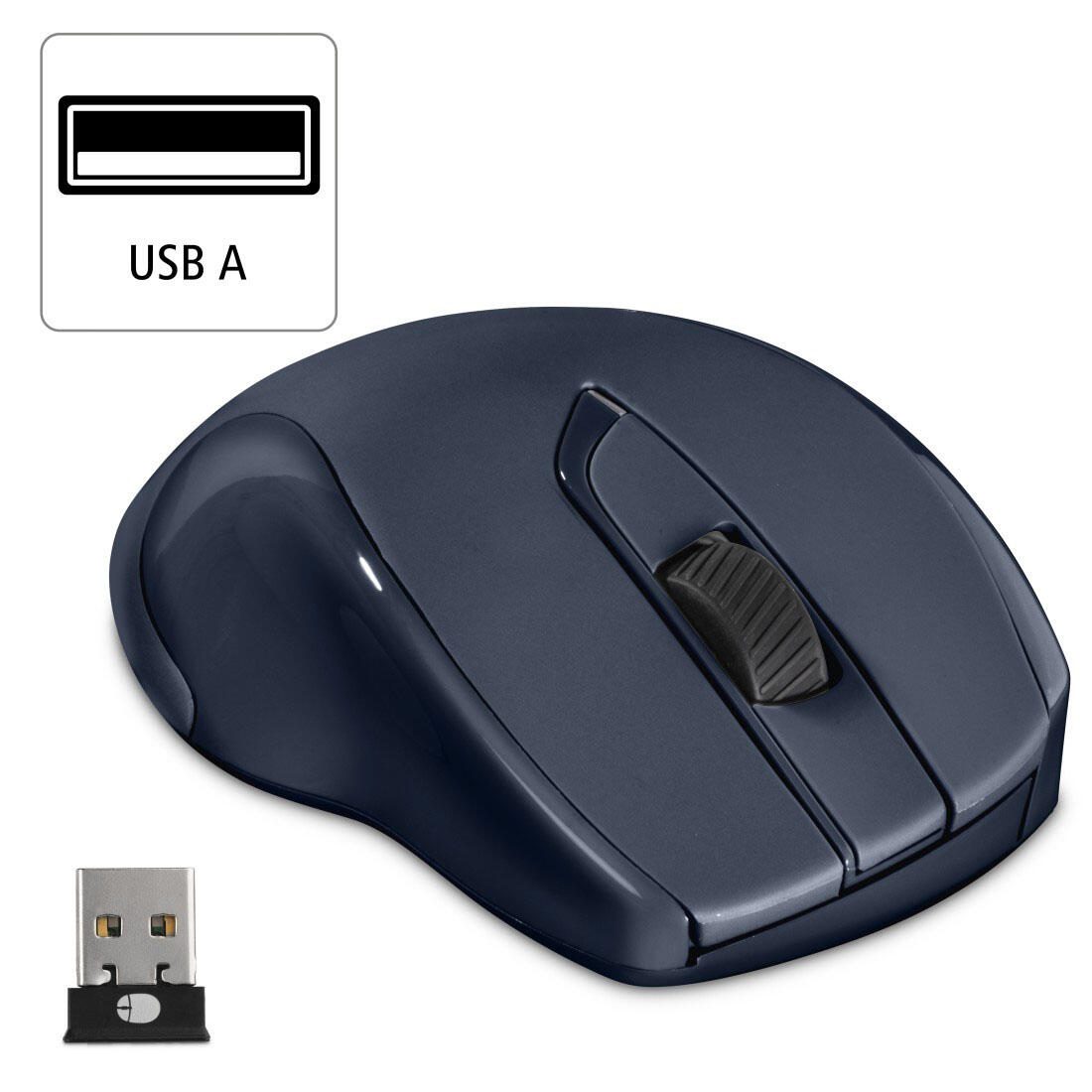 Hama MW-900 V2 Maus kabellos blau