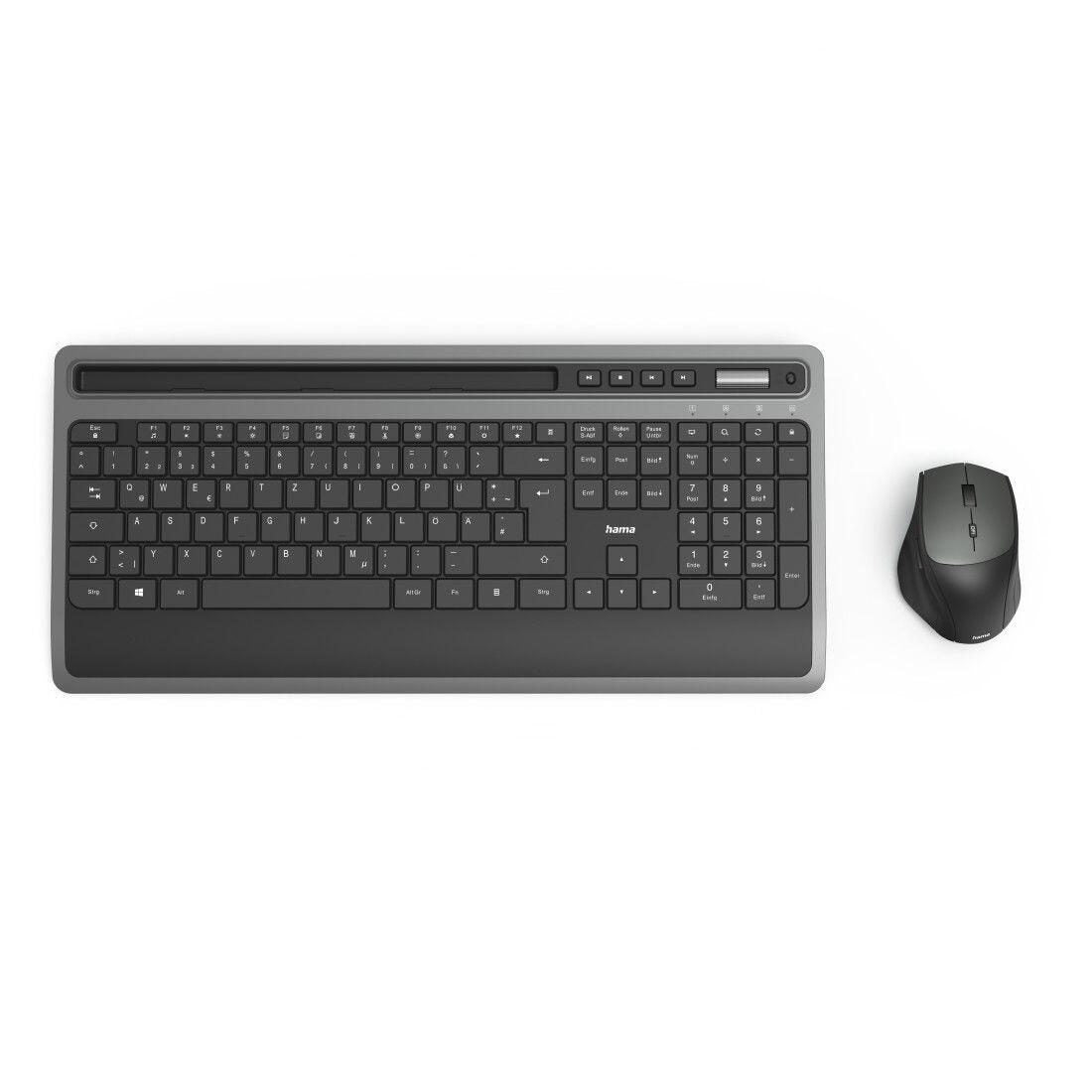 Hama Tastatur-Maus-Set kabellos KMW600 schwarz, anthrazit