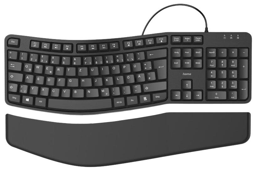Hama Tastatur kabelgebunden EKC-400 schwarz