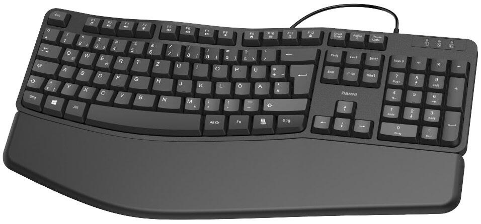 Hama Tastatur kabelgebunden EKC-400 schwarz
