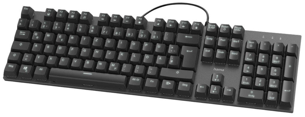 Hama Tastatur kabelgebunden MKC-650 schwarz