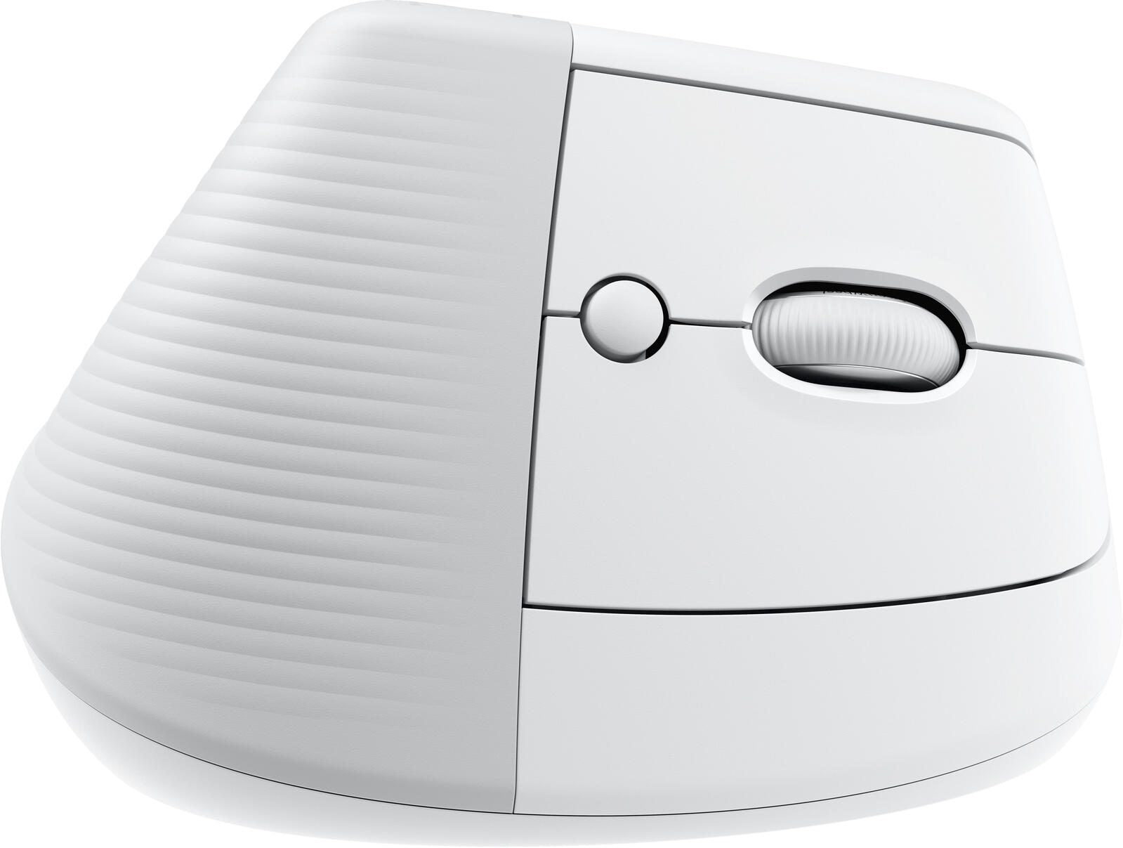 Logitech Lift for Mac Maus ergonomisch kabellos weiß