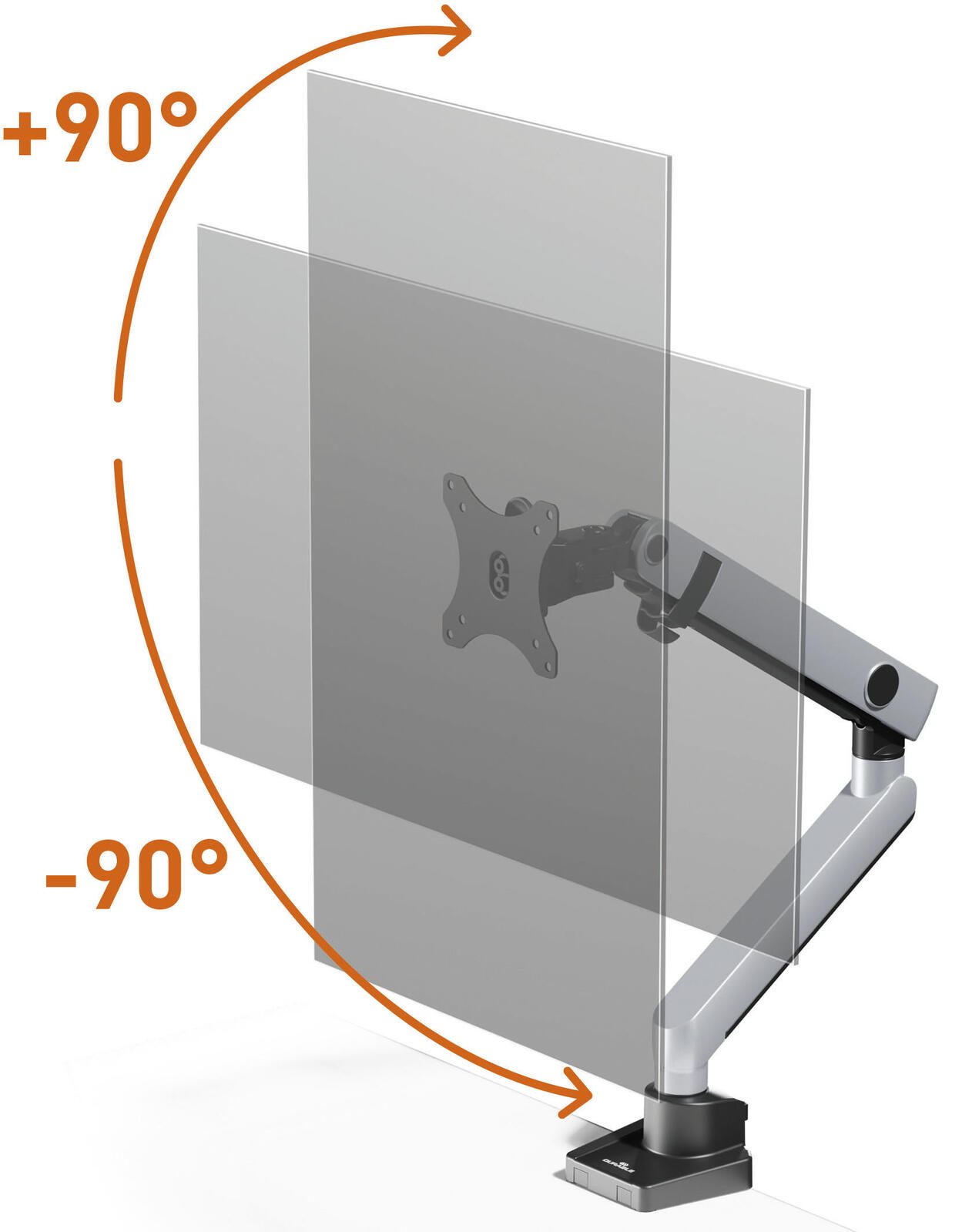 DURABLE Monitor-Halterung Select Plus Single silber