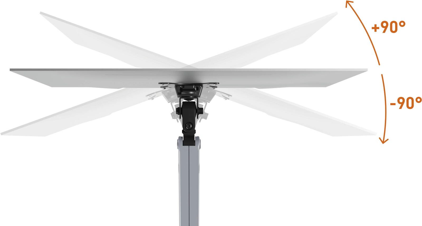 DURABLE Monitor-Halterung Select Plus Single silber