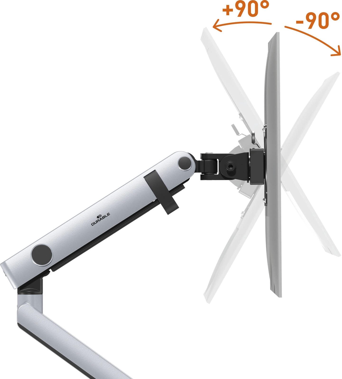 DURABLE Monitor-Halterung Select Plus Single silber