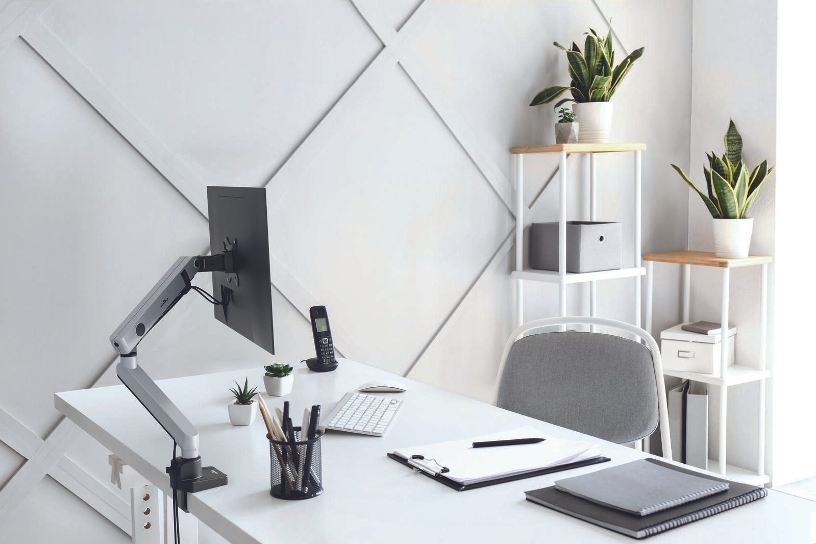 DURABLE Monitor-Halterung Select Plus Single silber