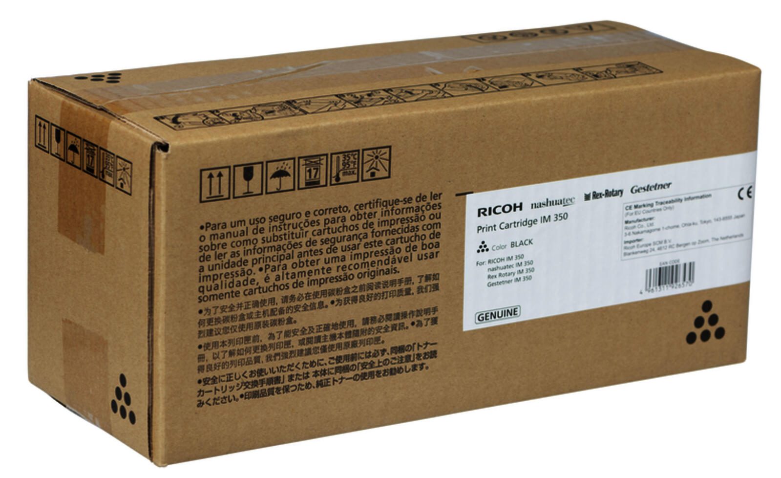 RICOH Original Toner IM350 schwarz