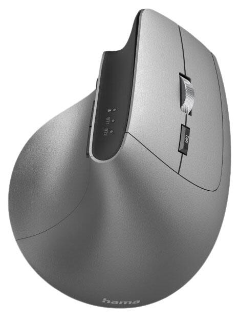 Hama EMW-700 Maus ergonomisch kabellos anthrazit