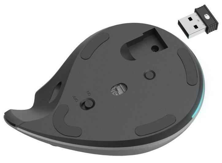 Hama EMW-700 Maus ergonomisch kabellos anthrazit