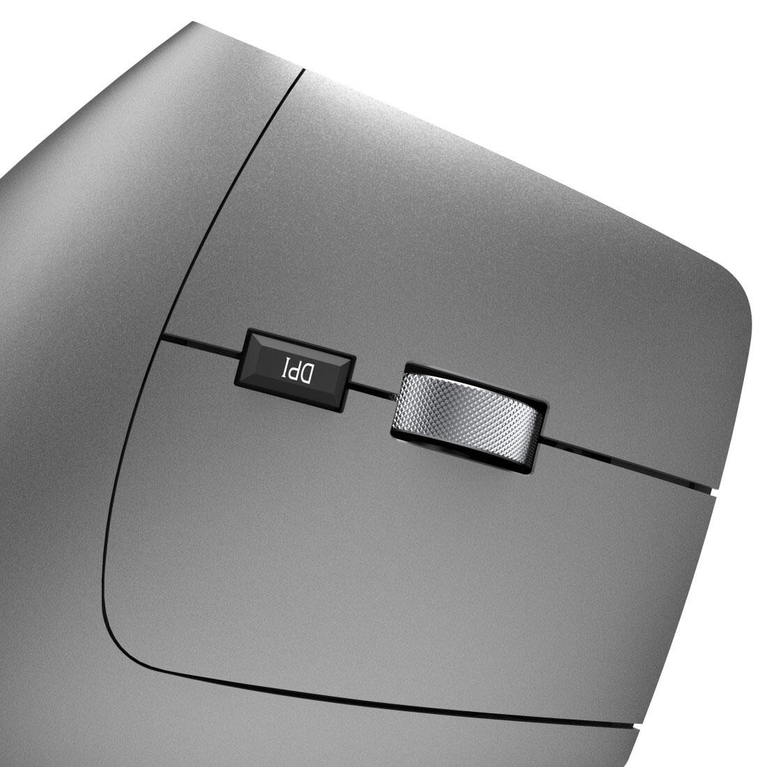 Hama EMW-700 Maus ergonomisch kabellos anthrazit