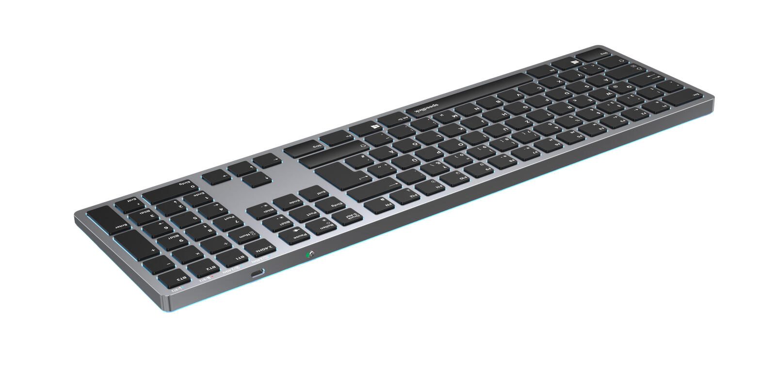 speedlink Tastatur kabellos LEVIA grau