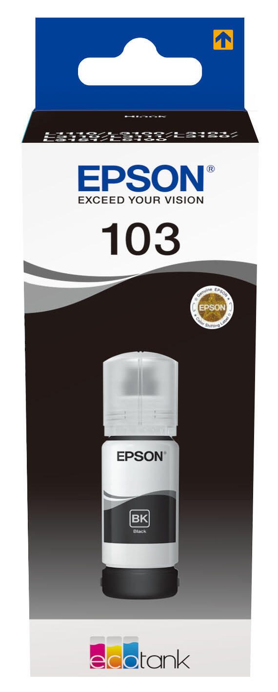Epson Original Tintenflasche 103/T00S1 schwarz