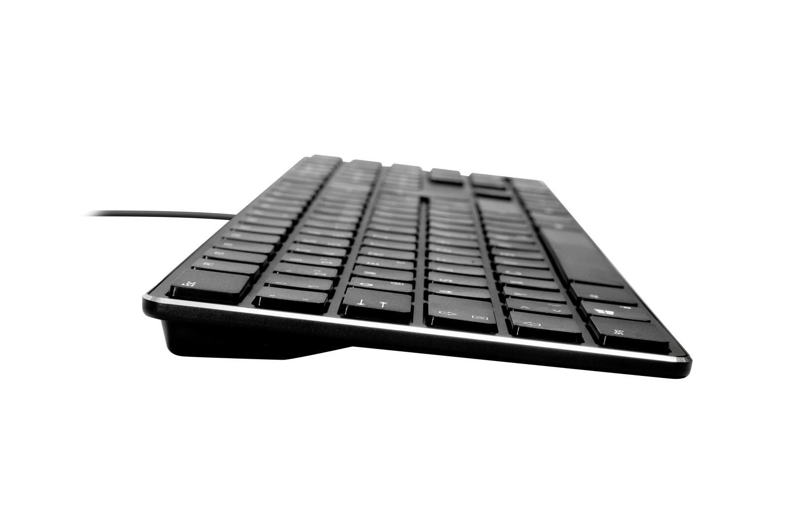 Speedlink RIVA Slim Metal Scissor Tastatur, schwarz - DE Layout
