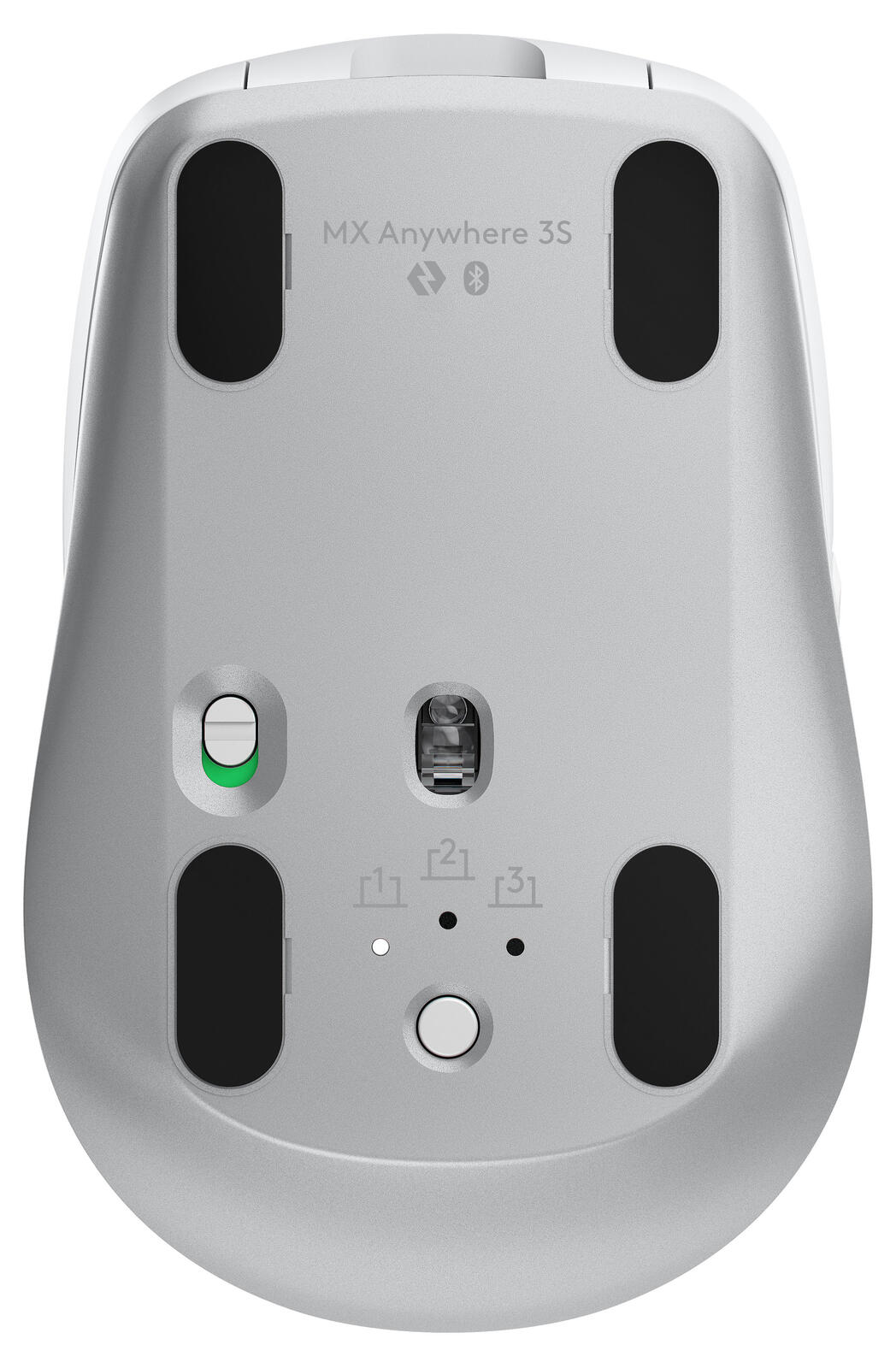 Logitech MX Anywhere 3S Maus kabellos hellgrau
