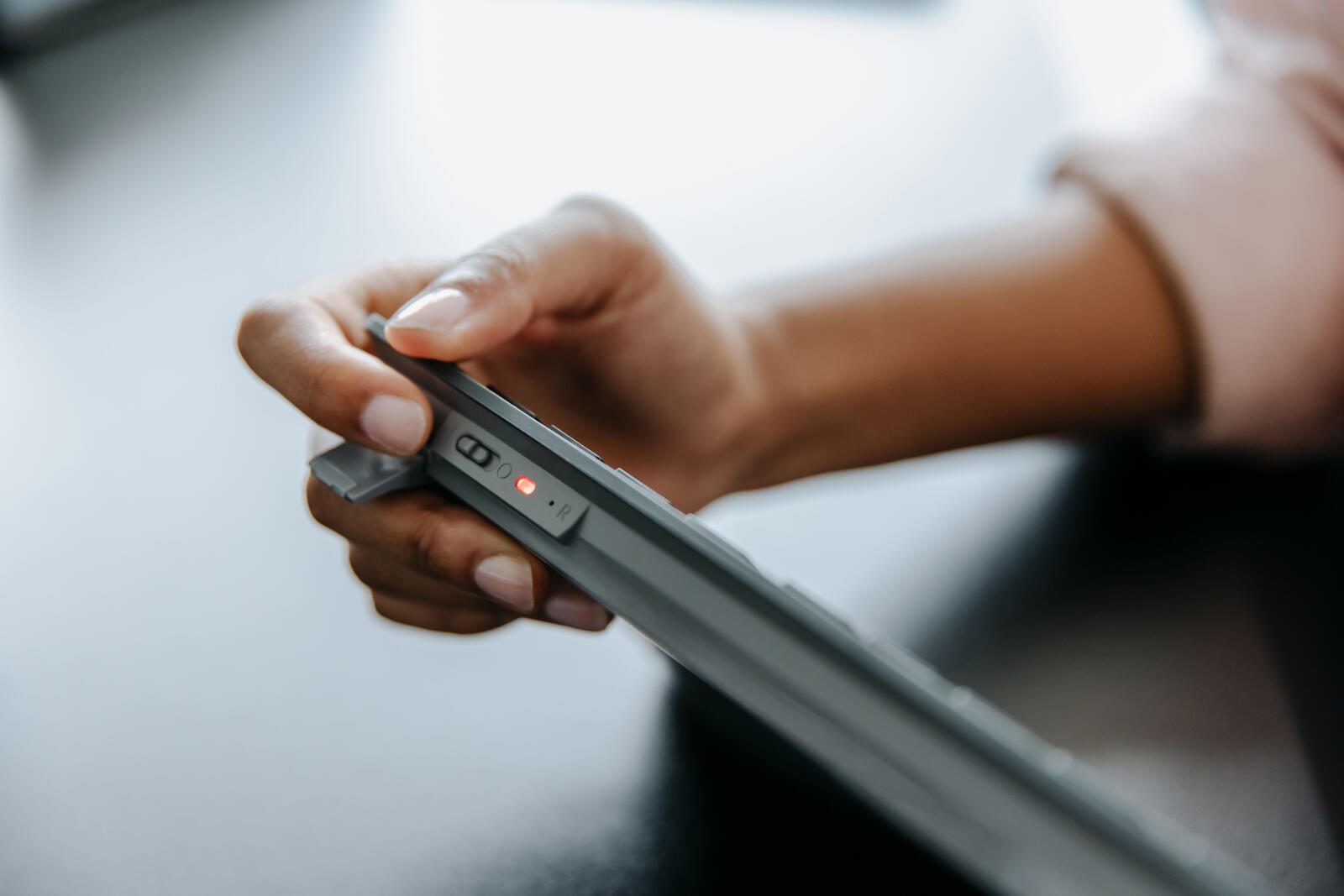 Cherry Tastatur kabellos KW7100 MINI BT schieferblau