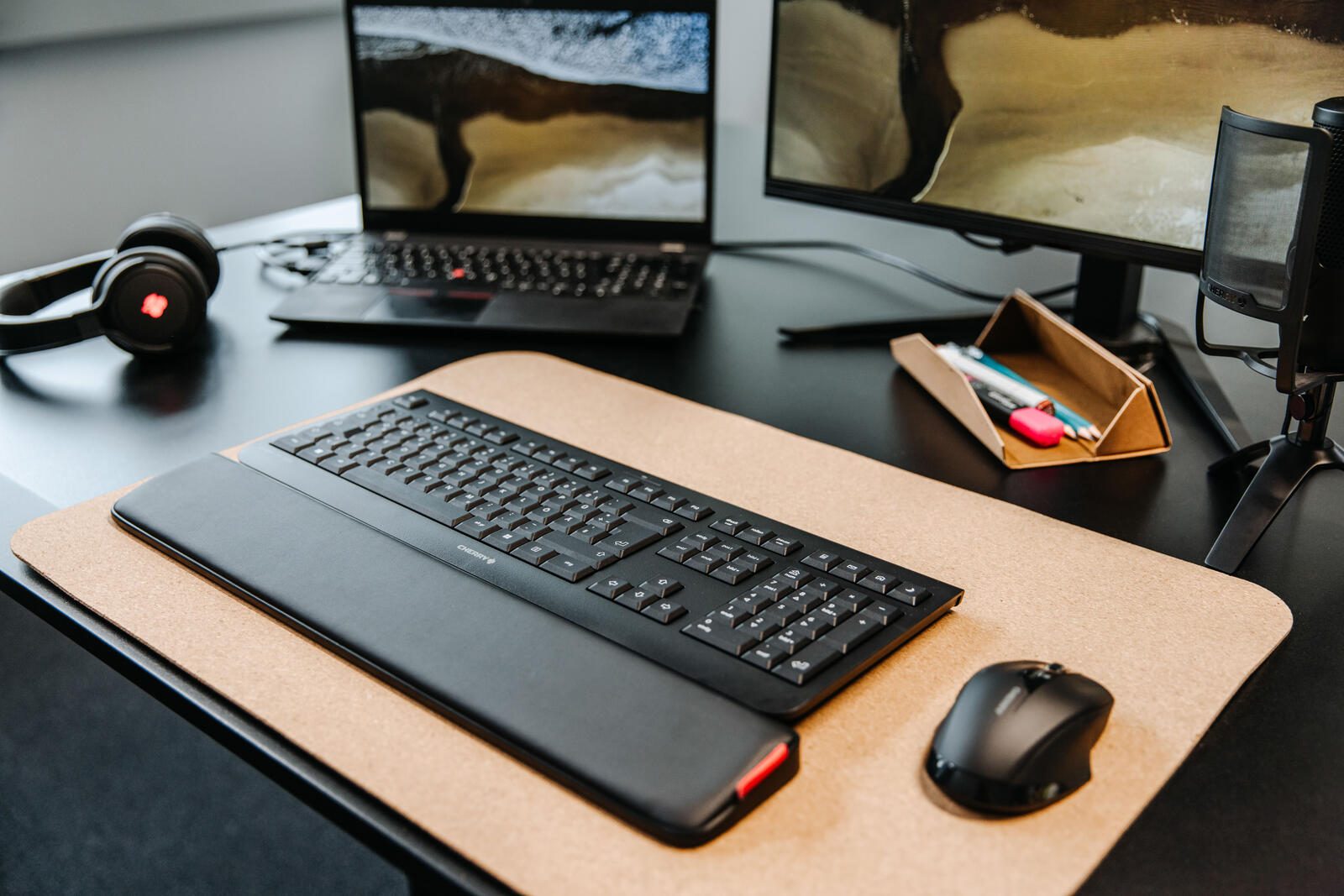 Cherry Tastatur kabellos KW 3000 schwarz