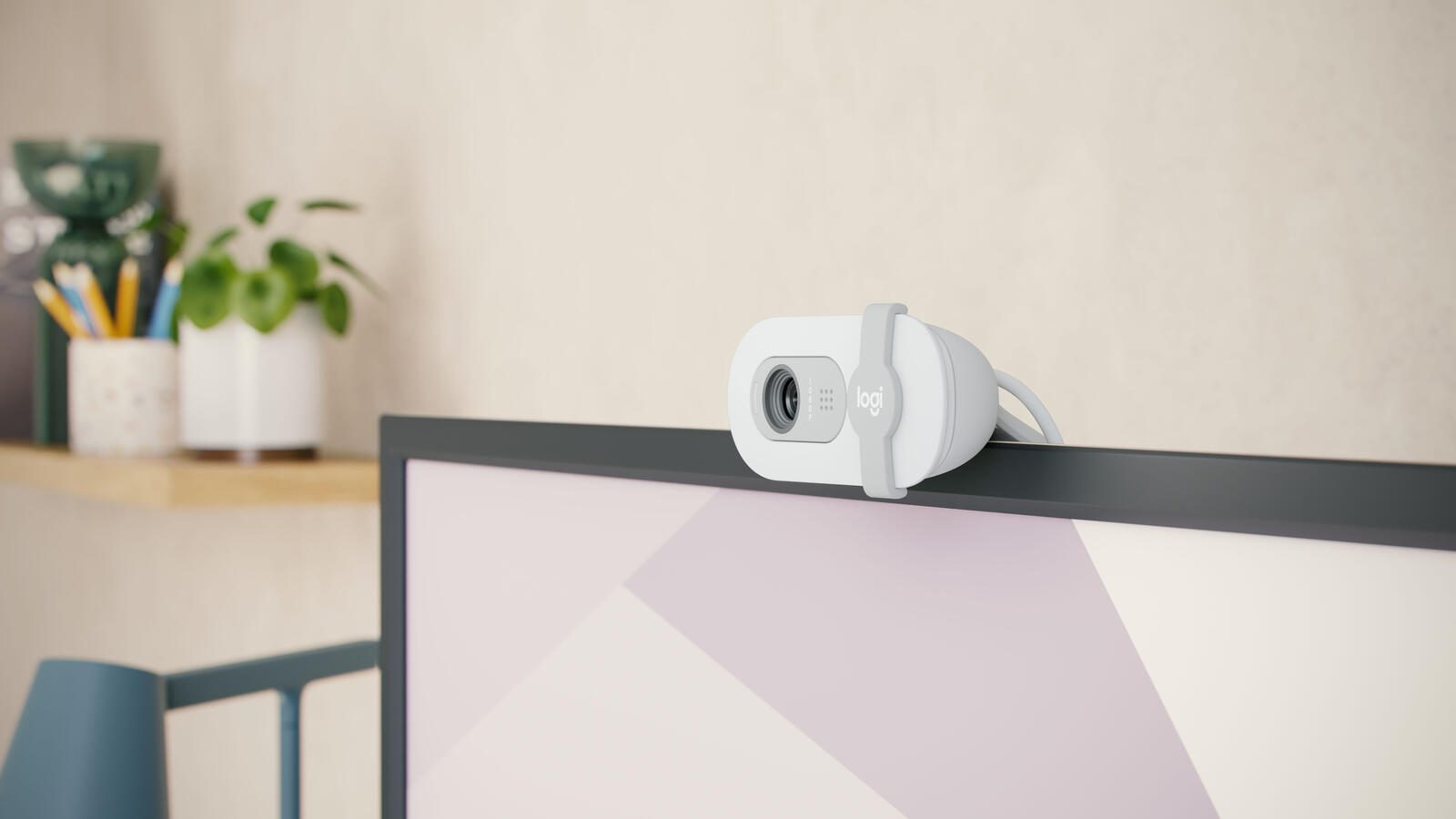 Logitech Webcam BRIO 100 offwhite