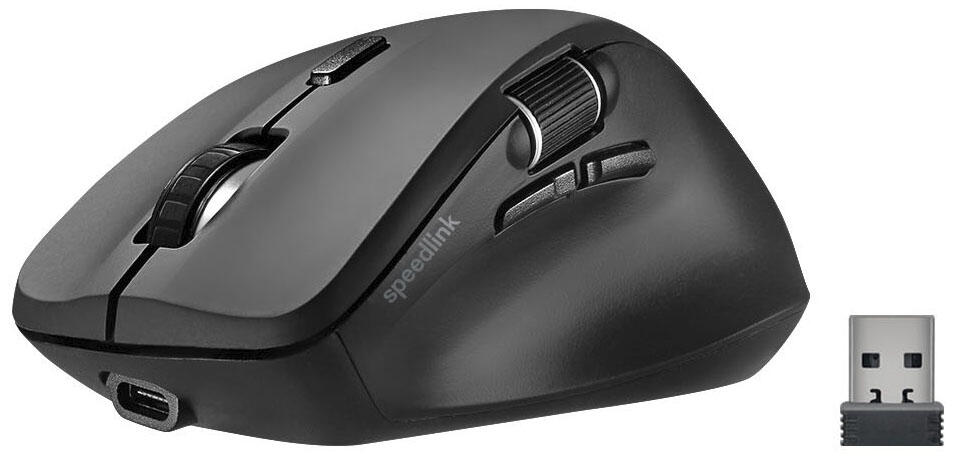 Speedlink LIBERA Rechargeable Wireless Maus, Bluetooth, Silent, schwarz