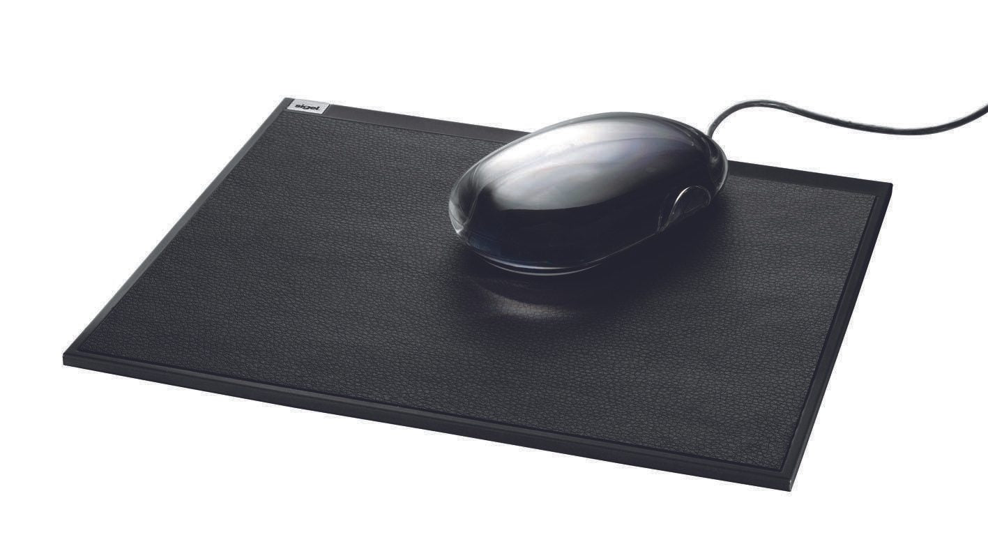 SIGEL Mousepad schwarz