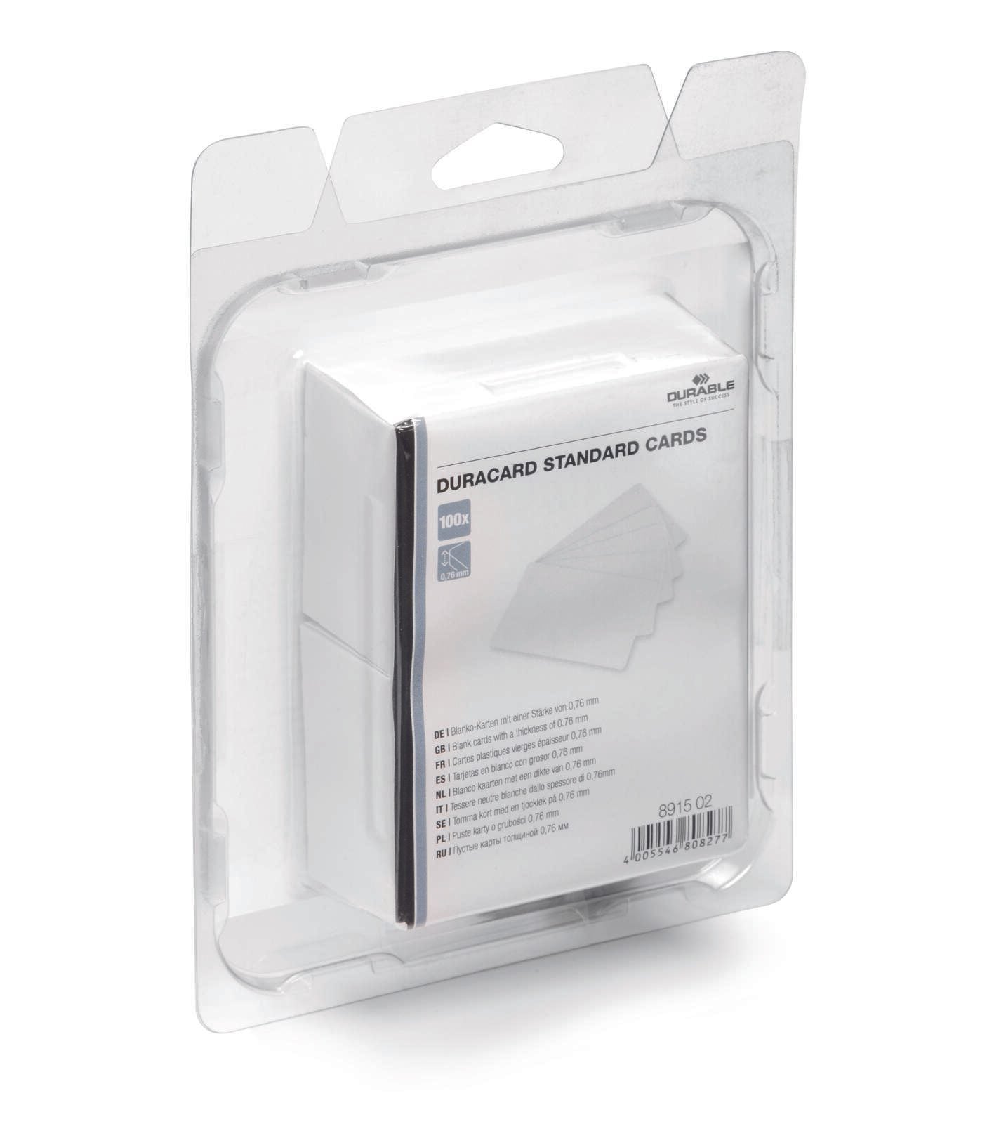 DURABLE DURACARD dick Blanko-Plastikkarten