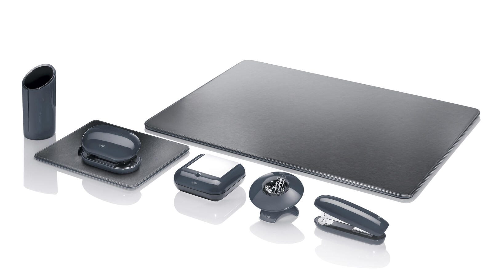 SIGEL Mousepad schwarz, grau