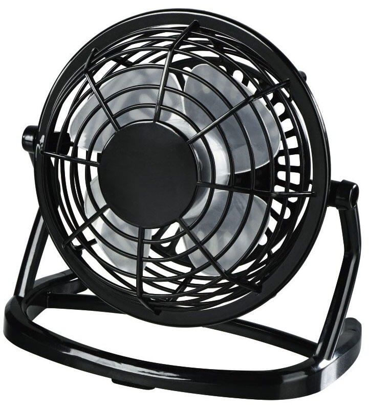 Hama USB-Ventilator schwarz Metall