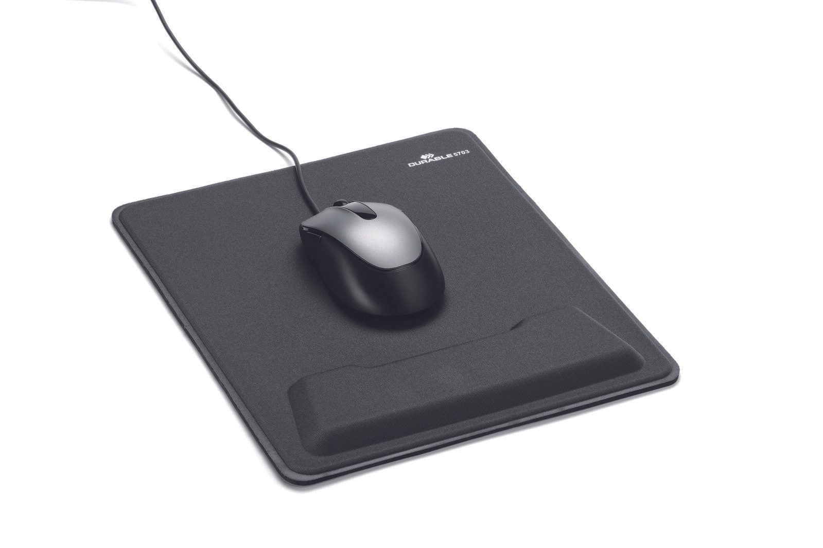 DURABLE Mousepad mit Handgelenkauflage anthrazit