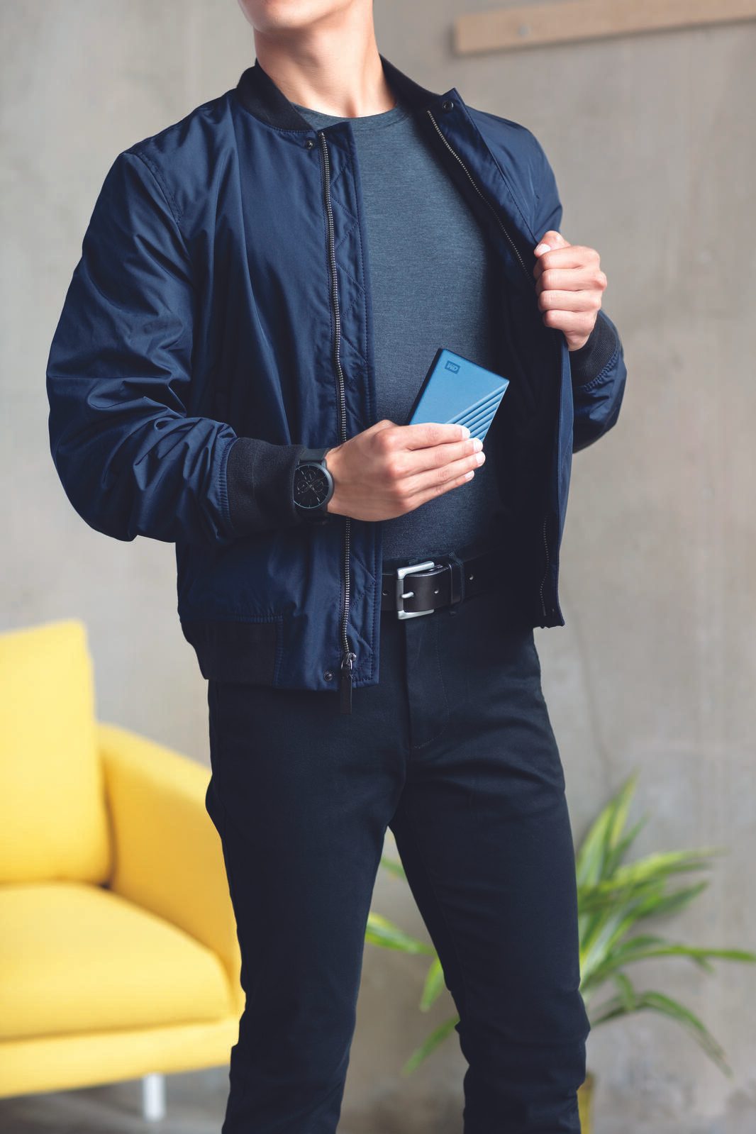 WD My Passport Ultra mobile Festplatte 2 TB blau