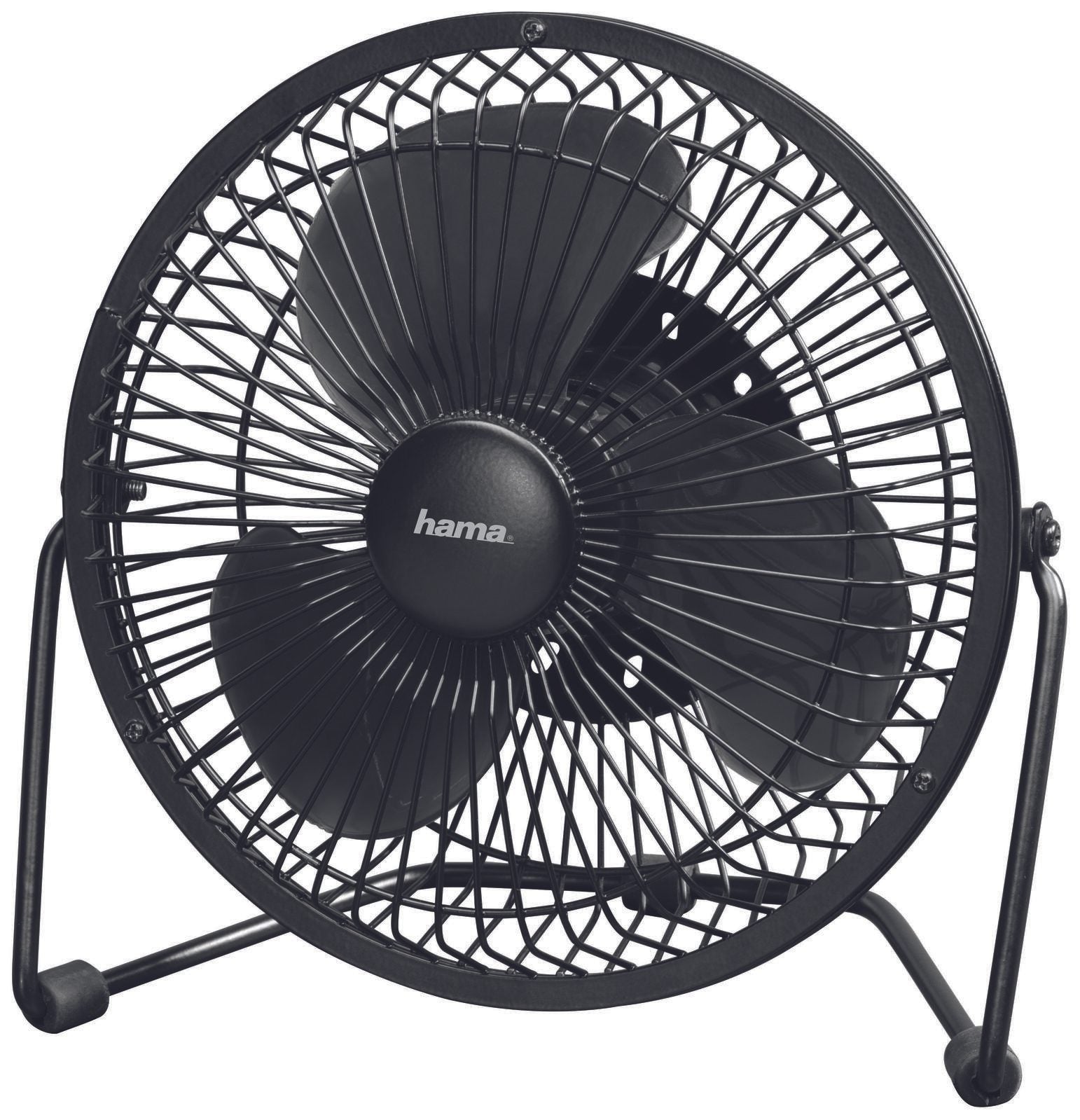 Hama USB-Ventilator schwarz Metall