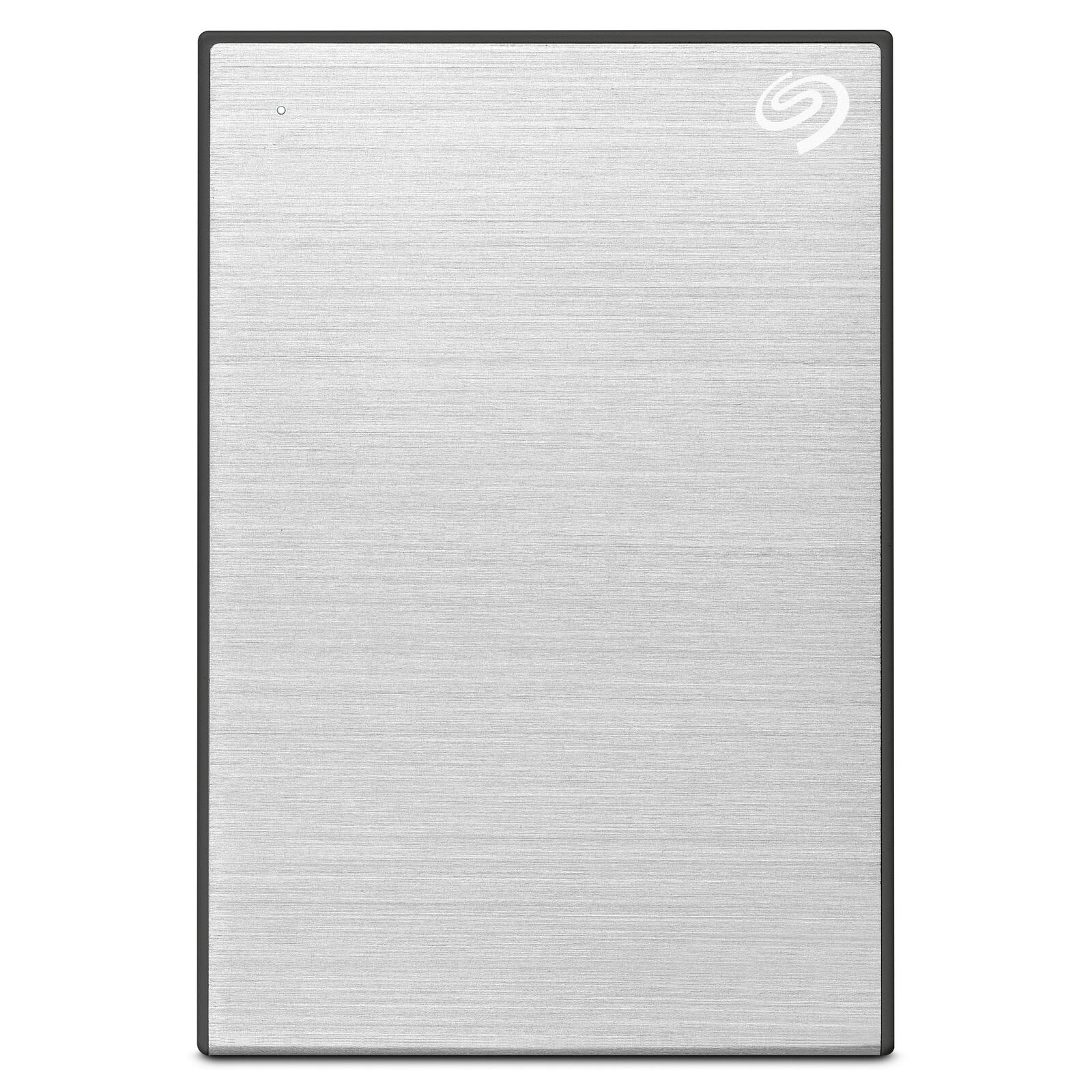 Seagate externe HDD-Festplatte One Touch 1TB silber, schwarz
