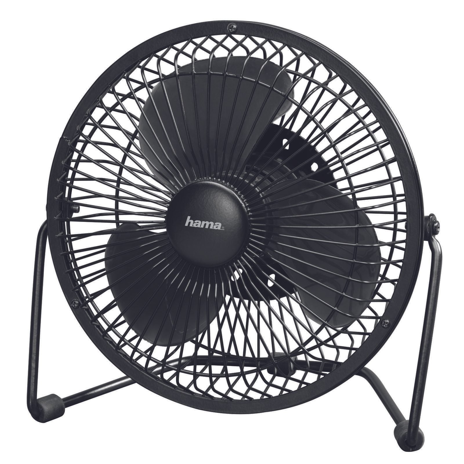 Hama USB-Ventilator schwarz Metall