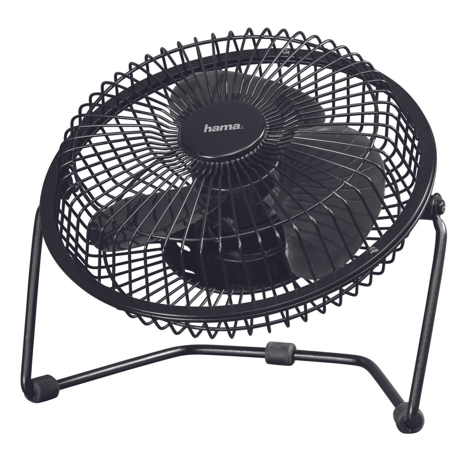 Hama USB-Ventilator schwarz Metall