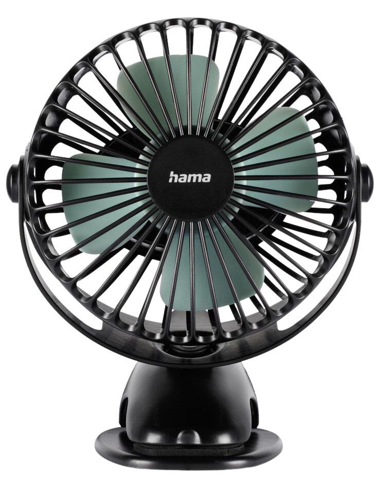 Hama USB-Ventilator schwarz Metall