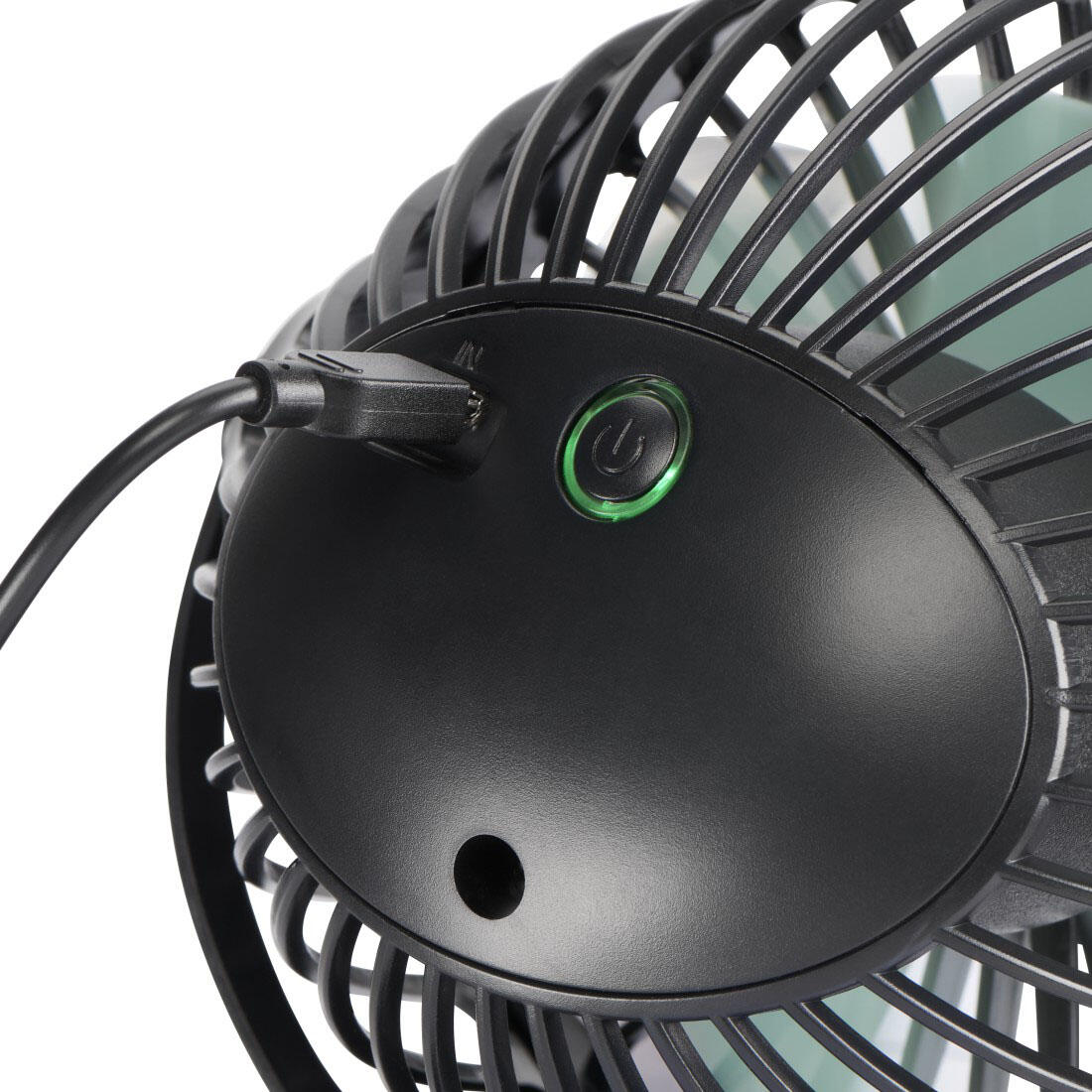 Hama USB-Ventilator schwarz Metall