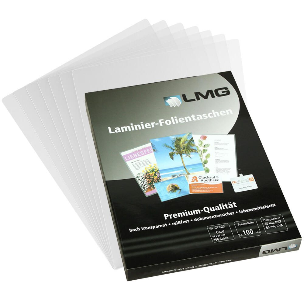 LMG Laminierfolien glänzend 125 mikron DIN A2