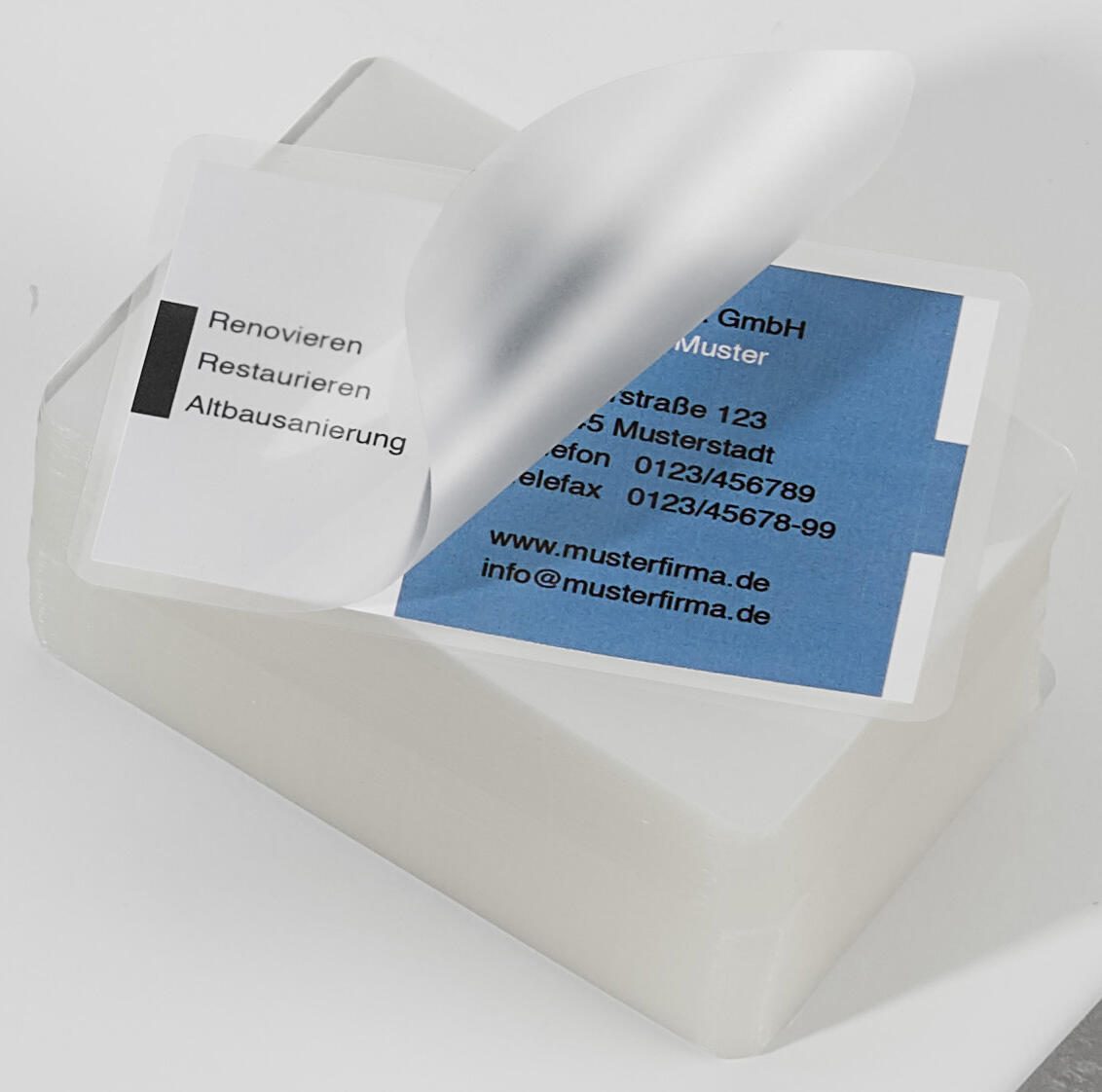 LMG Laminierfolien glänzend 6,0 x 9,0 cm 80 mikron