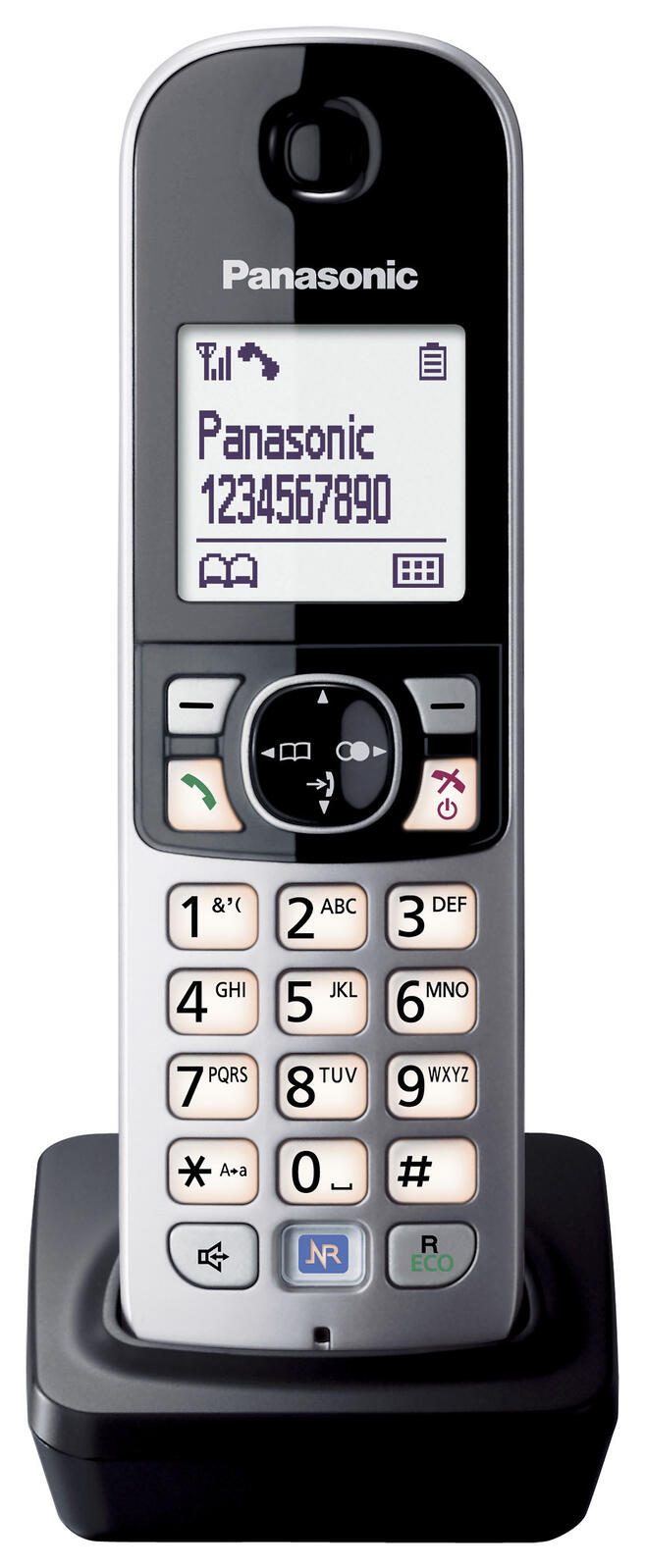Panasonic Zusatz-Mobilteil KX-TGA681EXB schwarz-silber