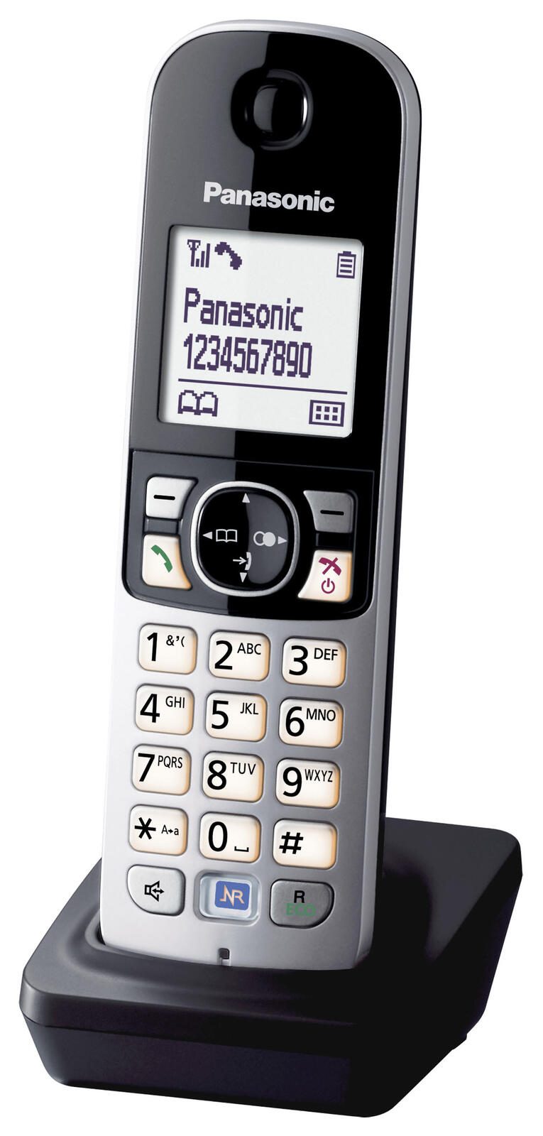 Panasonic Zusatz-Mobilteil KX-TGA681EXB schwarz-silber